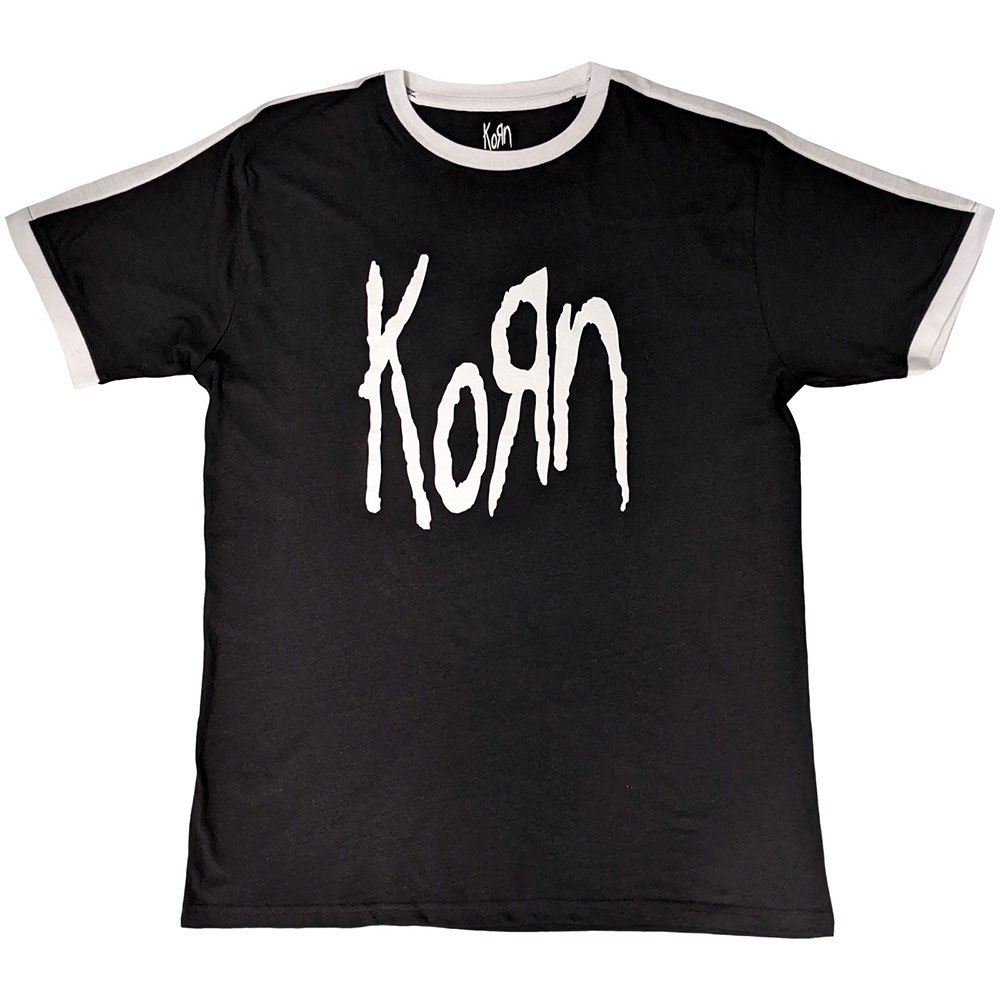 Korn - Logo Heren T-shirt - Zwart
